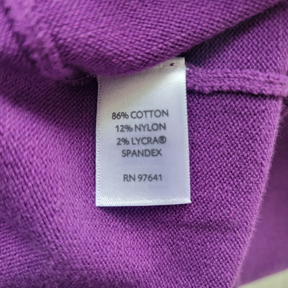 J. Jill Ultra Violet Cardigan. Size Medium - Picture 8 of 9